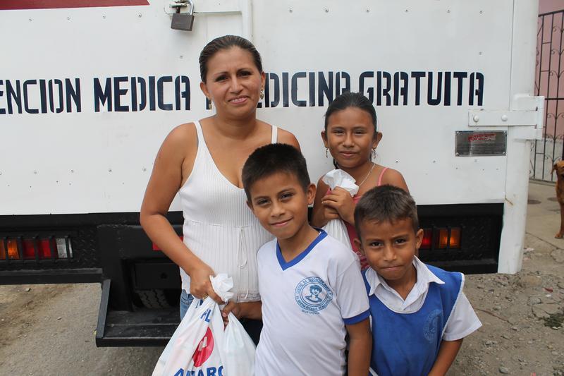FCNH llevó la ayuda humanitaria a la Cooperativa Mariuxi Febres Cordero